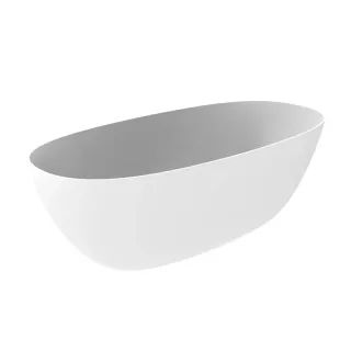 Ванна из искусственного камня Timo Satu SATU1555 155x80 см белый